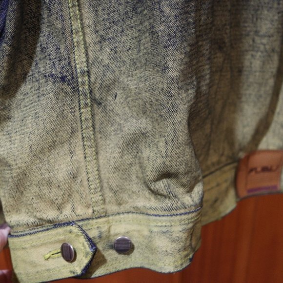 Fubu Vintage Jean Jacket Ombre Streetwear Oversize Baggy Jacket XXXL - Picture 11 of 12